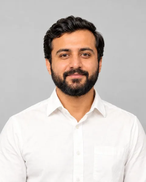 Portrait of Raiq Hussain